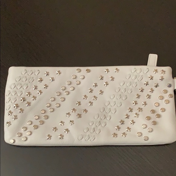 VINTAGE Danier Leather White Wristlet - Picture 2 of 7